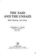 Tapa de The said and the unsaid