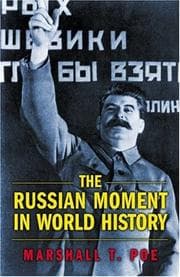 Tapa de The Russian moment in world history