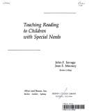Tapa de Teaching reading to children with special needs