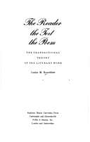 Tapa de The reader, the text, the poem