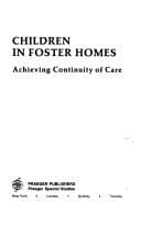 Tapa de Children in foster homes