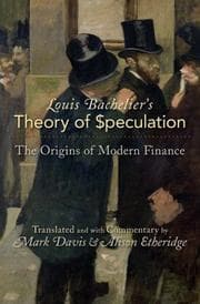 Tapa de Louis Bachelier's Theory of Speculation