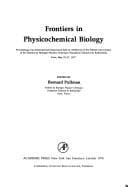 Tapa de Frontiers in physicochemical biology
