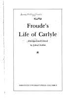 Tapa de Froude's Life of Carlyle