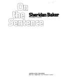 Tapa de On the sentence