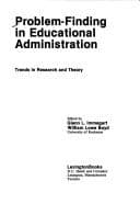 Tapa de Problem-finding in educational administration