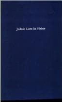 Tapa de Judaic lore in Heine