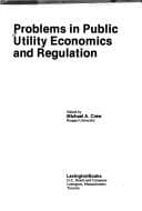 Tapa de Problems in public utility economics and regulation
