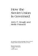 Tapa de How the Soviet Union is governed