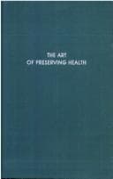 Tapa de The art of preserving health