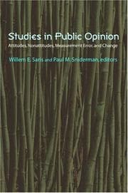 Tapa de Studies in public opinion