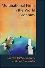 Tapa de Multinational Firms in the World Economy