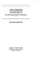 Tapa de The genesis of secrecy