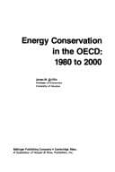 Tapa de Energy conservation in the OECD, 1980 to 2000