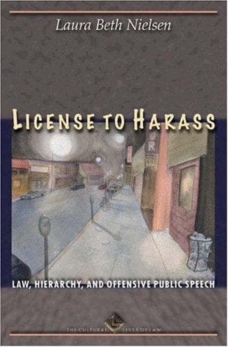 Tapa de License to harass