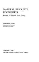 Tapa de Natural resource economics