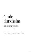 Tapa de Emile Durkheim