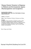 Tapa de Human genetic variation in response to medical and environmental agents