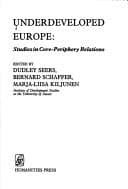 Tapa de Underdeveloped Europe