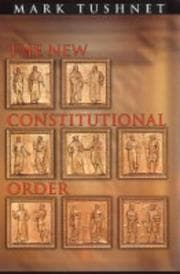 Tapa de The new constitutional order