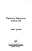 Tapa de Electrical inspection guidebook