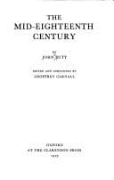 Tapa de The mid-eighteenth century