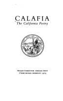 Tapa de Calafia, the California poetry
