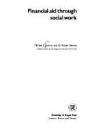 Tapa de Financial aid through social work