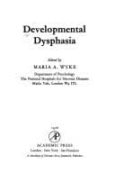 Tapa de Developmental dysphasia