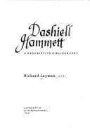 Tapa de Dashiell Hammett, a descriptive bibliography