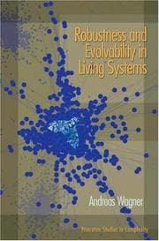 Tapa de Robustness and evolvability in living systems