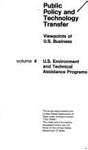 Tapa de Public policy and technology transfer