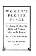 Tapa de Woman's proper place