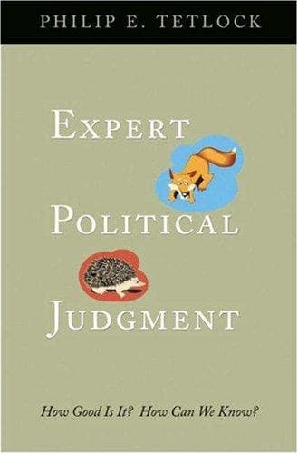 Tapa de Expert Political Judgment