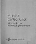 Tapa de A more perfect union