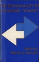 Tapa de The Methodology of economic thought