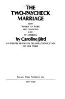 Tapa de The two-paycheck marriage