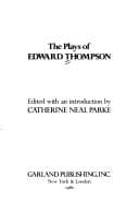 Tapa de The plays of Edward Thompson