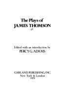 Tapa de The plays of James Thomson