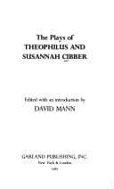Tapa de The plays of Theophilus and Susannah Cibber