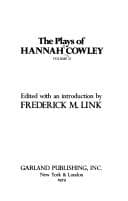 Tapa de The plays of Hannah Cowley