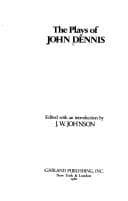 Tapa de The plays of John Dennis