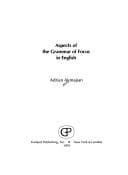 Tapa de Aspects of the grammar of focus in English