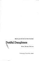 Tapa de Dutiful Daughters