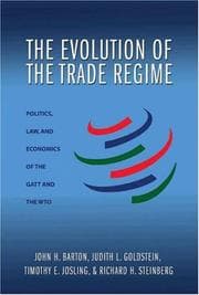 Tapa de The evolution of the trade regime