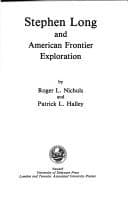 Tapa de Stephen Long and American frontier exploration