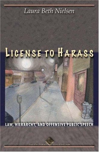 Tapa de License to harass