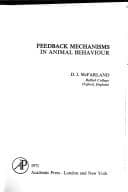 Tapa de Feedback mechanisms in animal behaviour