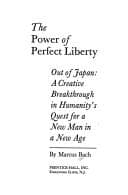 Tapa de The power of perfect liberty