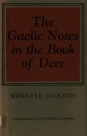 Tapa de The Gaelic notes in the Book of Deer